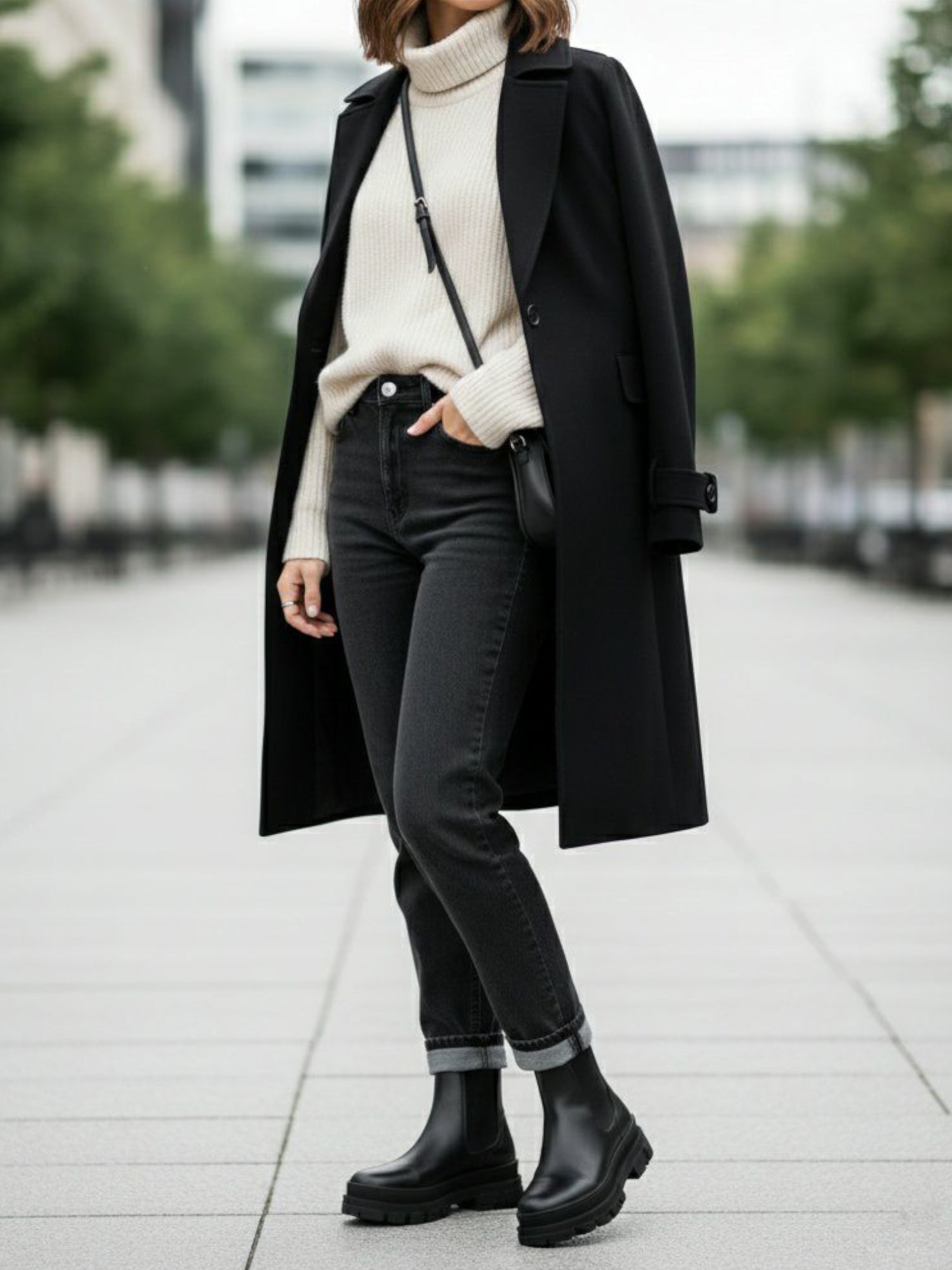 Luxe Track Sole Chelsea Stiefel