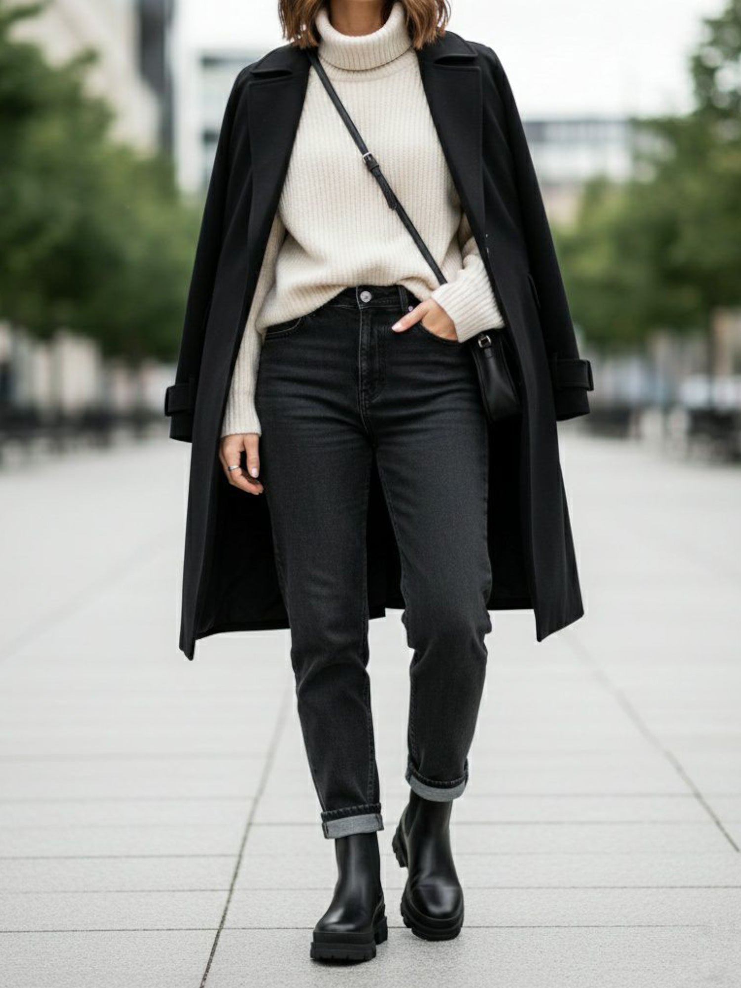 Luxe Track Sole Chelsea Stiefel