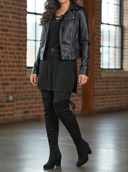 Over the Knee Stiefel | Vegane Stiefel