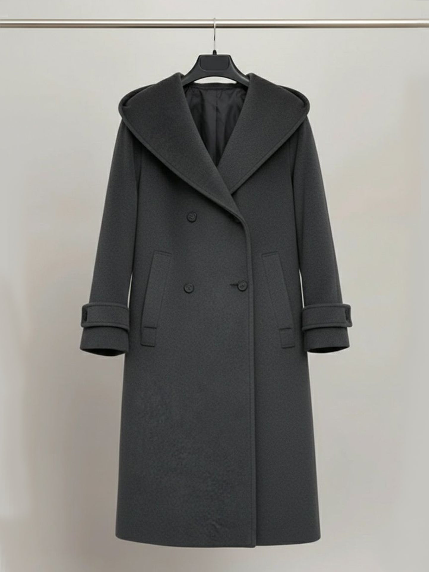 Manteau en laine vegan grande taille 