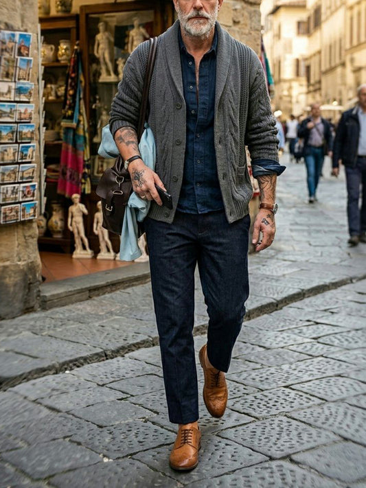 City Wingtip Brogue Oxfords