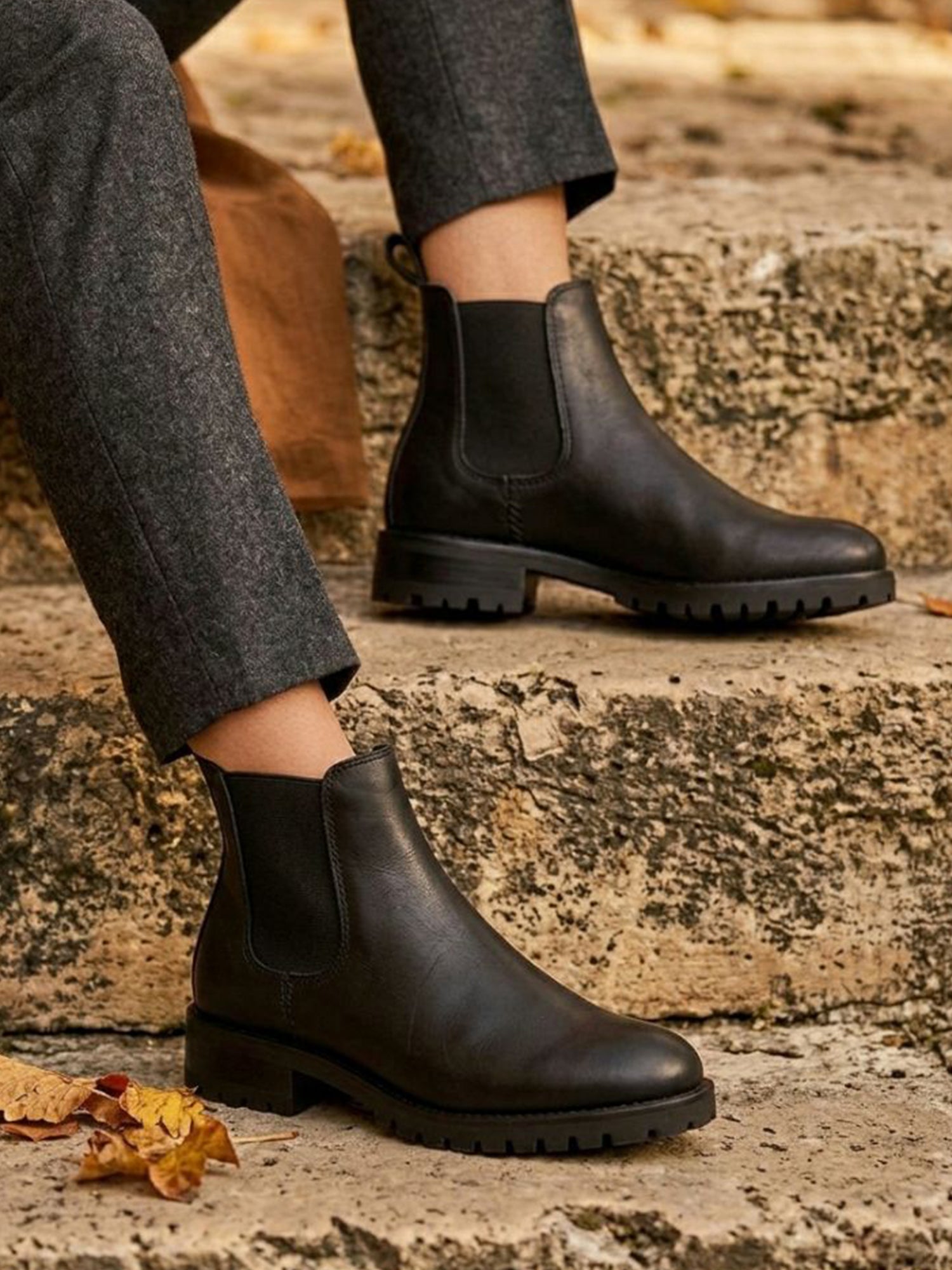Isolierte, wasserdichte Chelsea-Stiefel