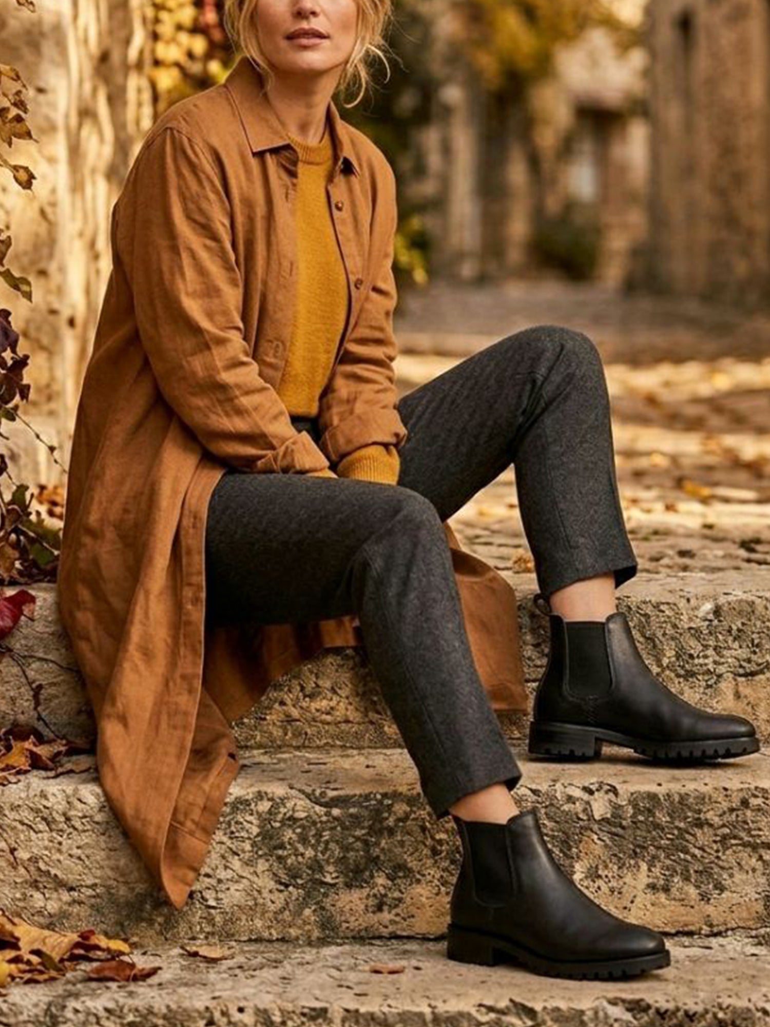 Isolierte, wasserdichte Chelsea-Stiefel