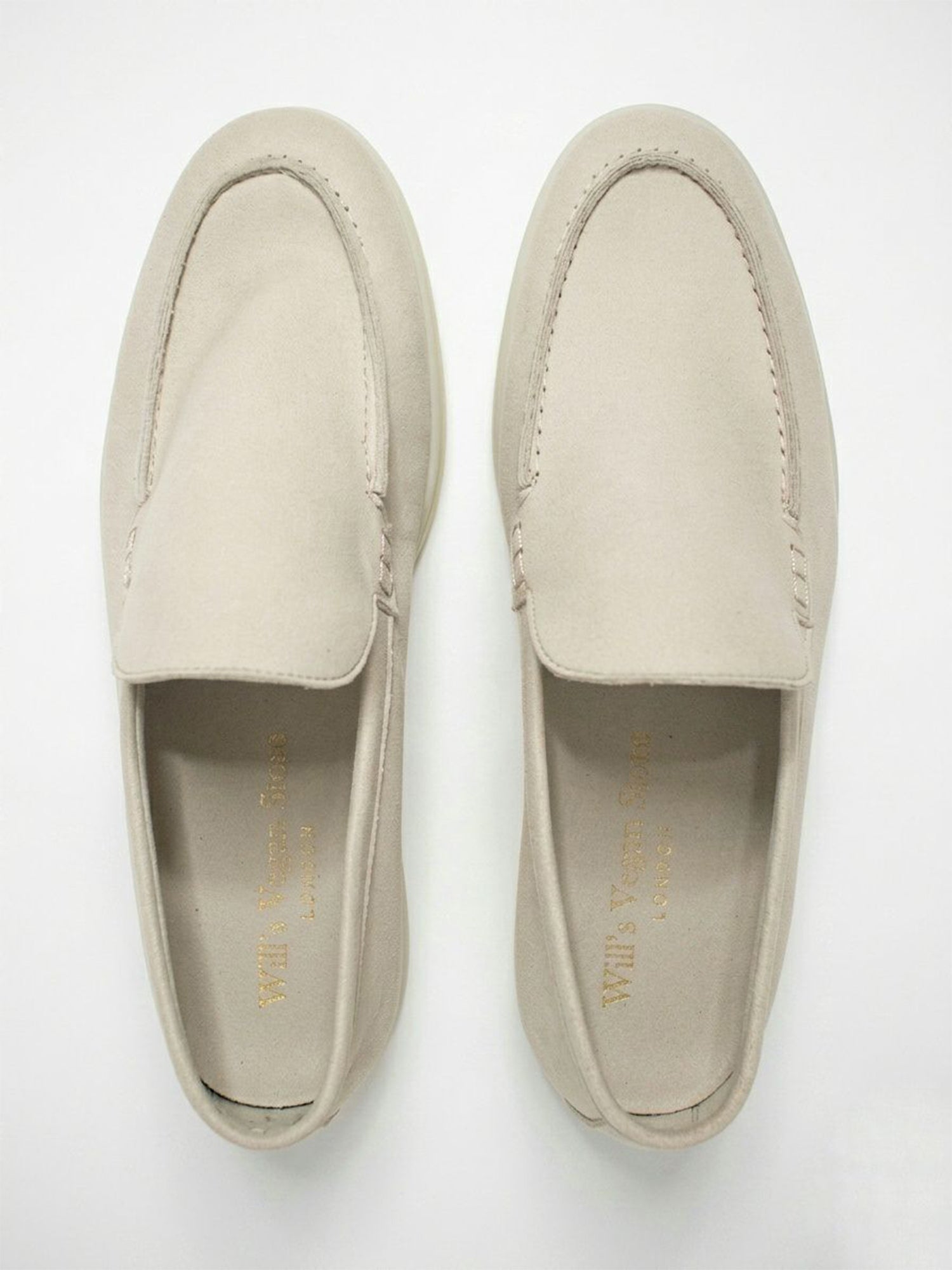 Vegane Wildleder-Loafer
