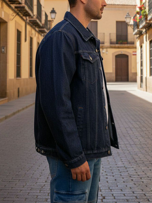 Recycelte Denim-Jacke