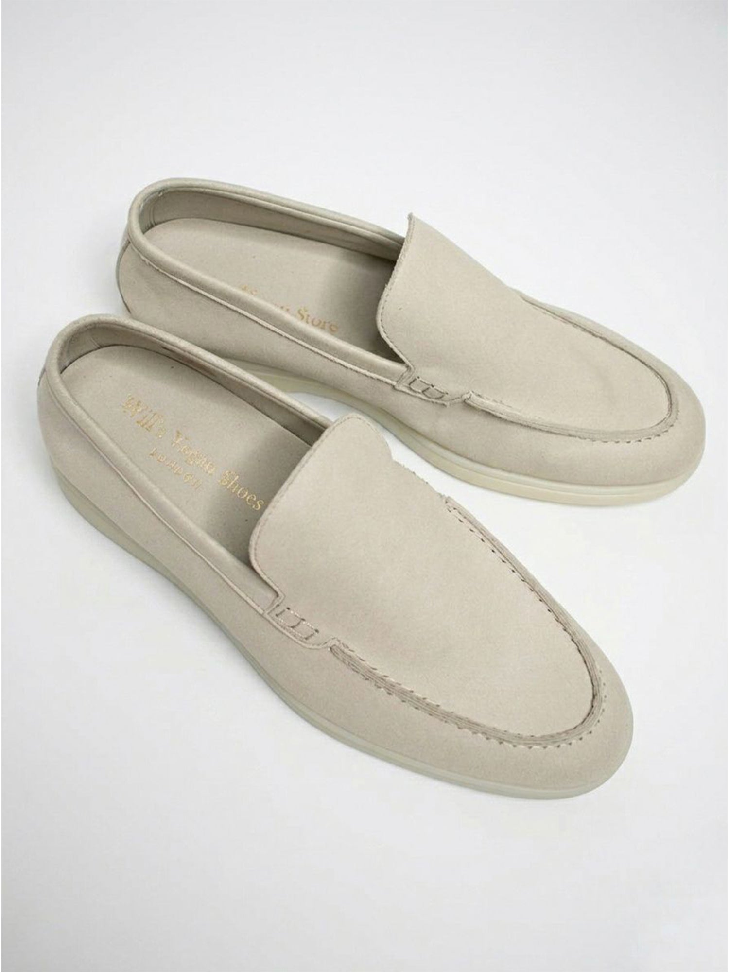 Vegane Wildleder-Loafer