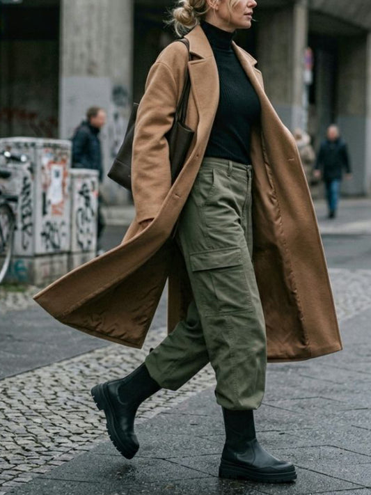 Halbhohe Chelsea-Stiefel mit Gleitsohle