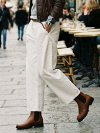Luxe Chelsea-Stiefel mit tiefem Profil