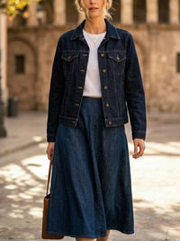 Recycelte Denim-Jacke