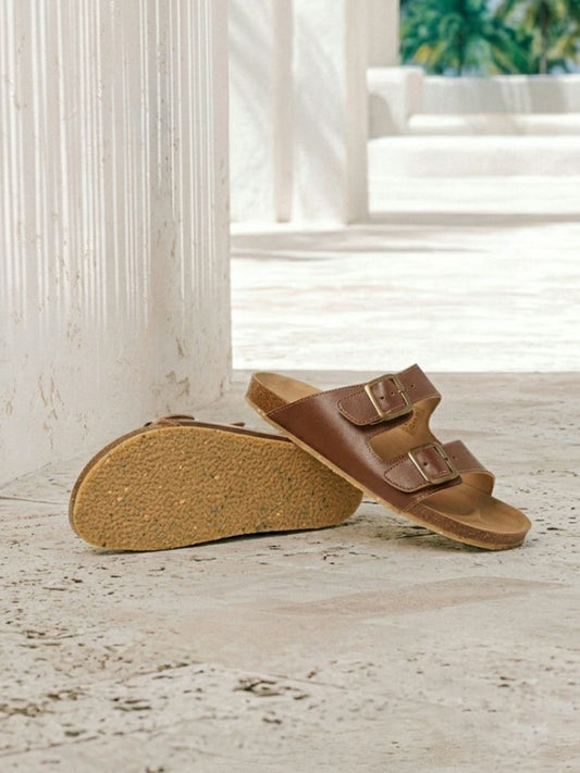 Zwei-Riemen-Fußbett-Sandalen