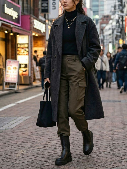 Halbhohe Chelsea-Stiefel mit Gleitsohle