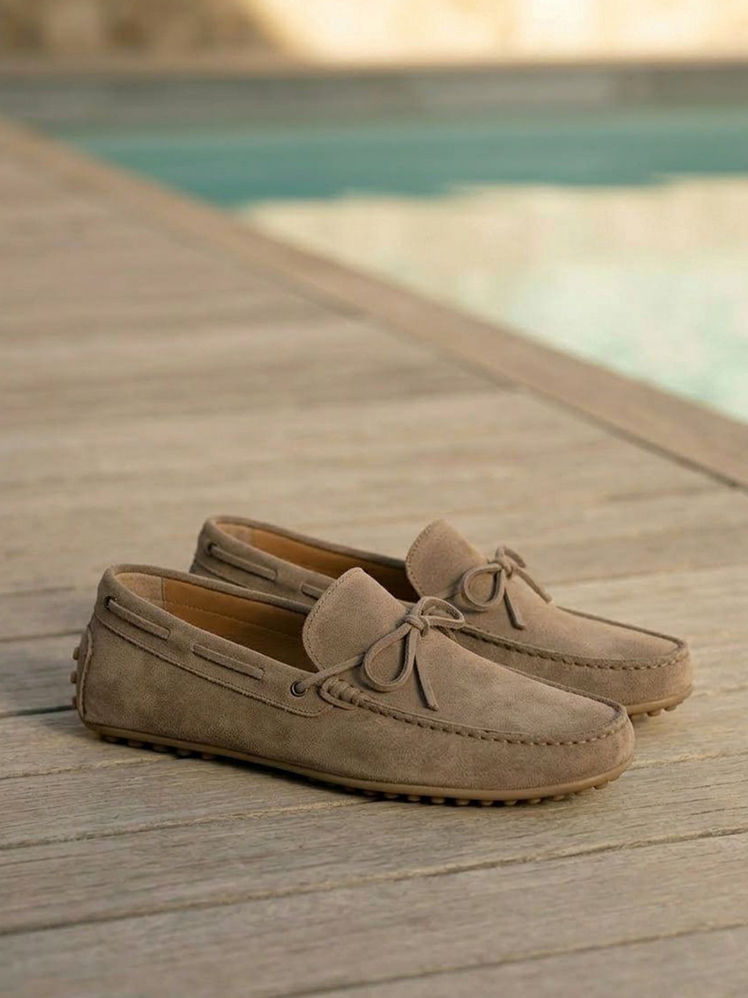 Vegane Wildleder-Loafer