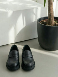 Loafers mit klobiger Sohle