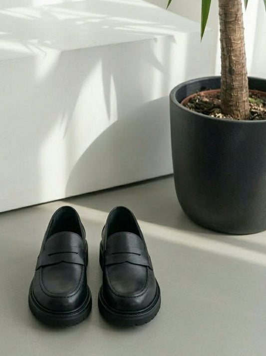 Loafers mit klobiger Sohle