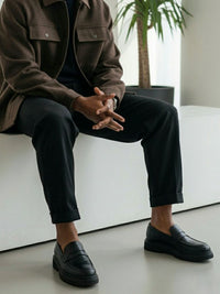 Loafers mit klobiger Sohle
