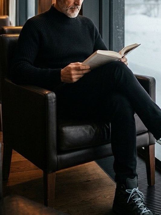 Recycelter Rollkragenpullover