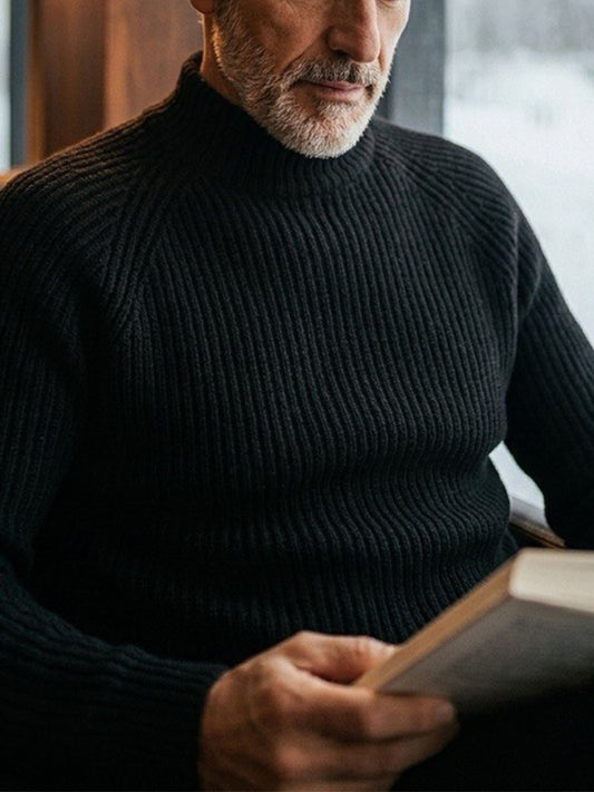 Recycelter Rollkragenpullover