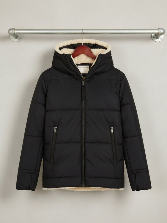 Pull en peau lainée vegan recyclée  | Vegane Daunenjacken