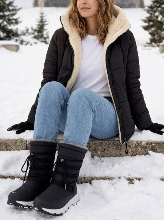 Recycelter Veganer Shearling-Pullover