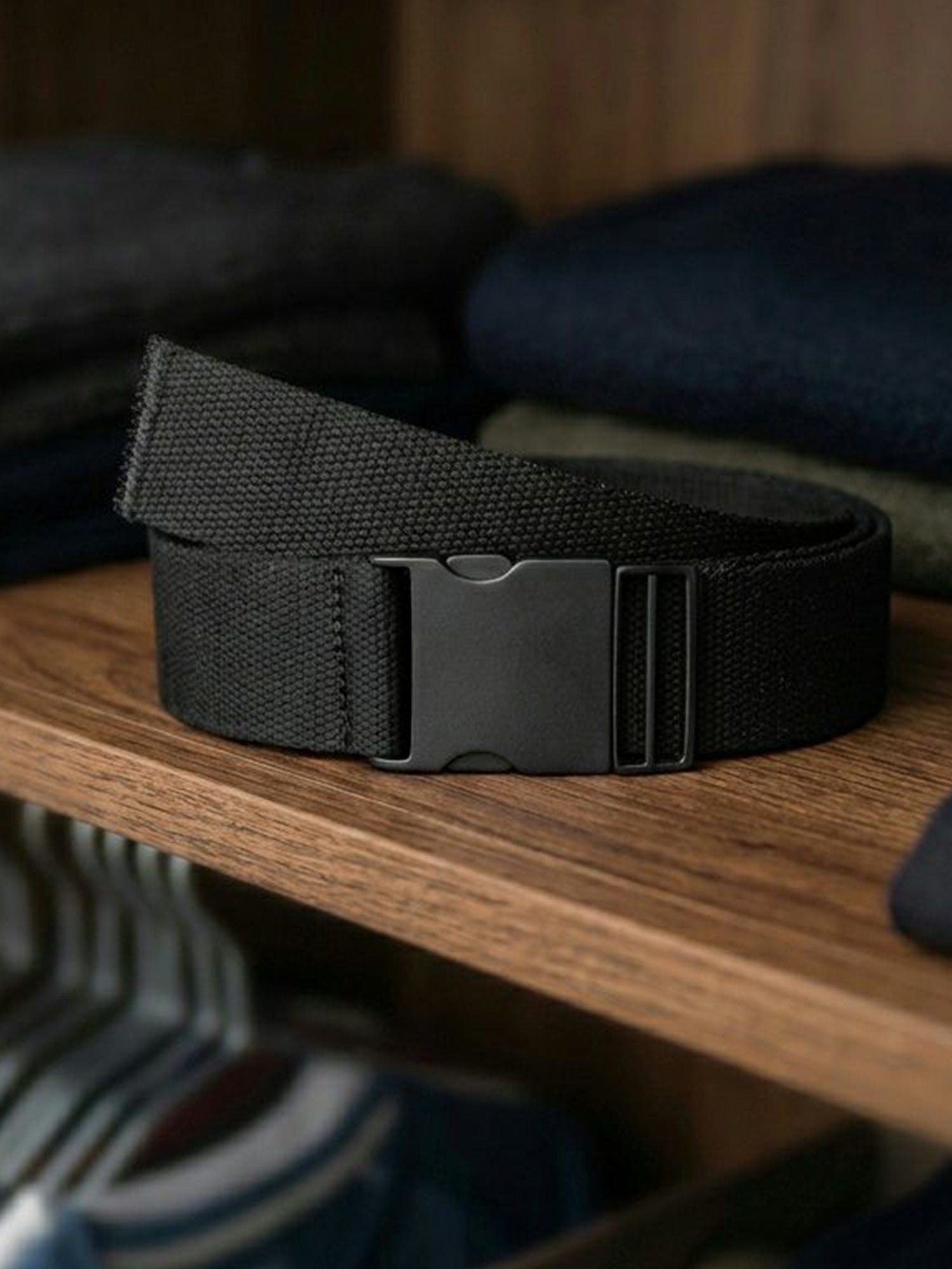 4cm Tencel™ & Metall-Clip-Gürtel