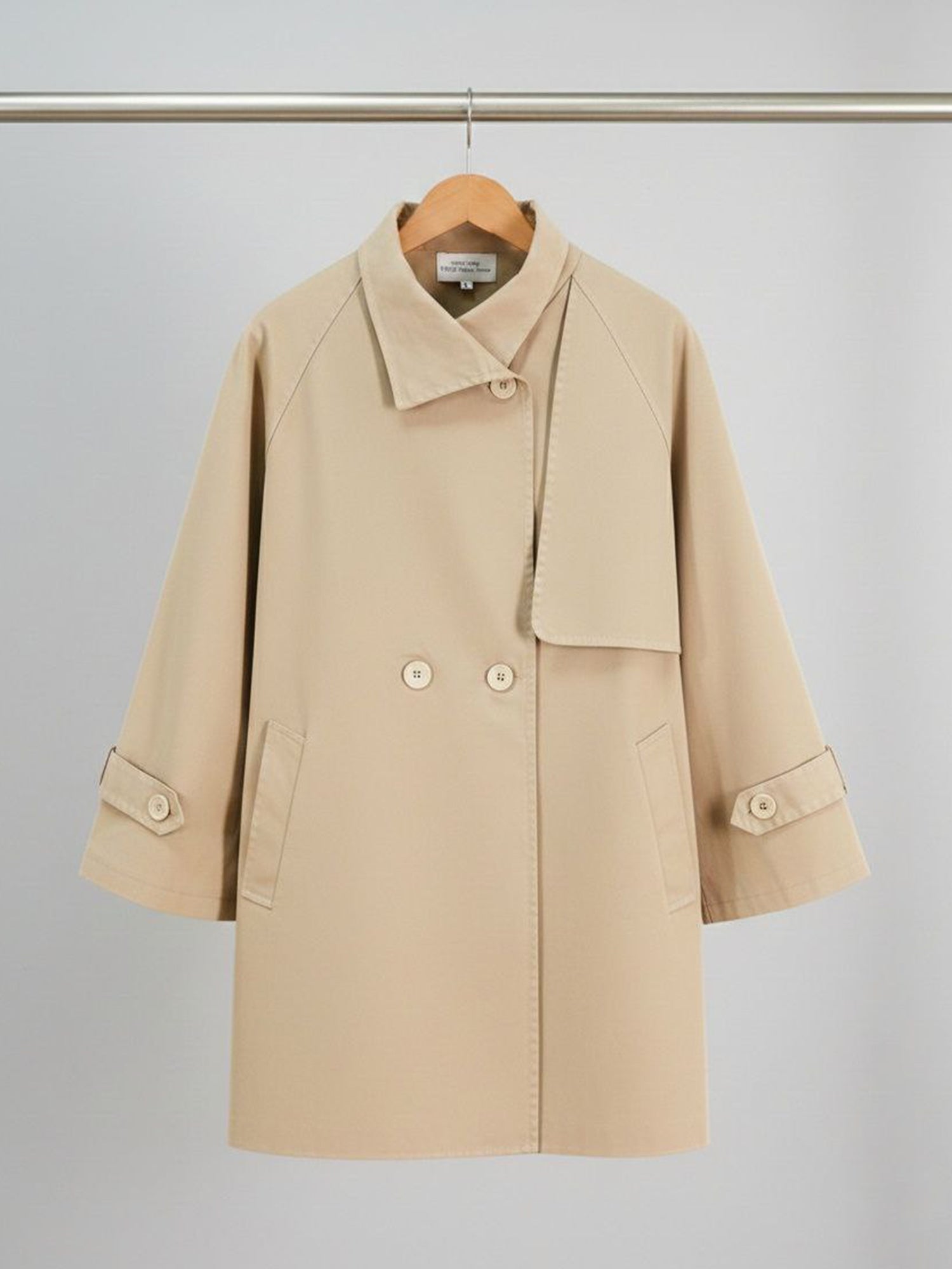 Baumwoll-Gaberdine Trenchcoat