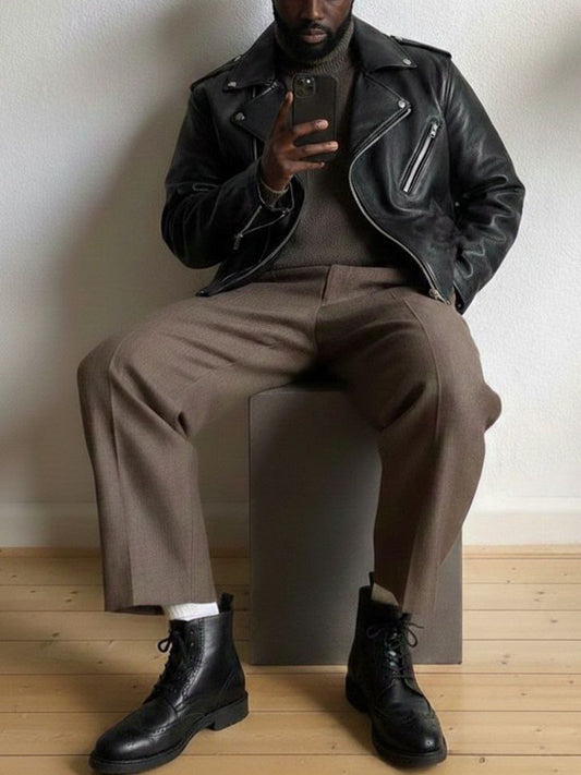 Goodyear Welt Brogue-Stiefel | Vegan Goodyear