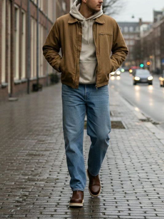 Anziehbare Stiefel | Vegane Herrenschuhe