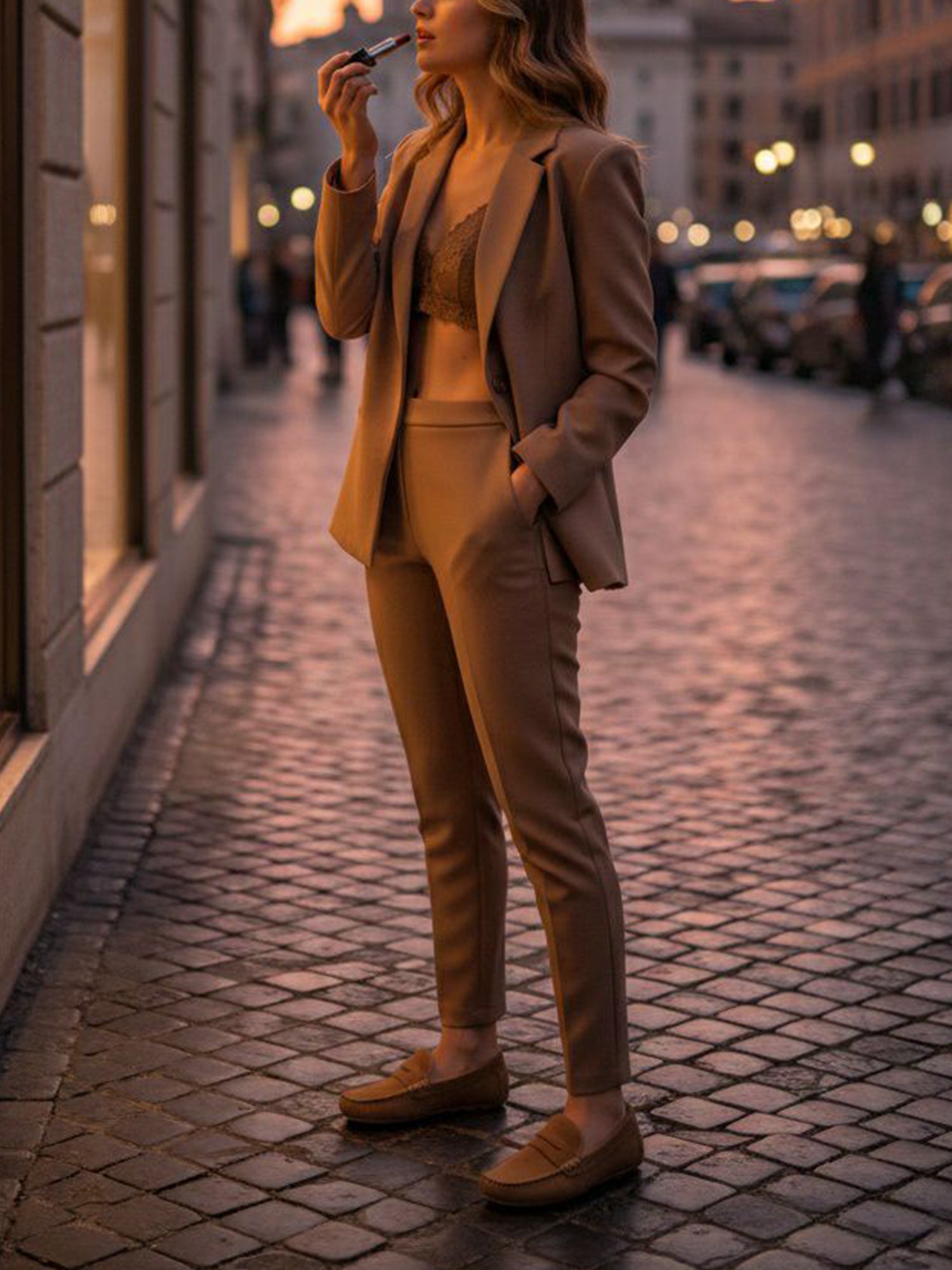 Vegane Wildleder-Loafer