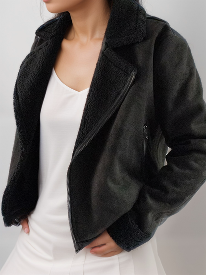 Recycelte Aviator aus veganem Shearling