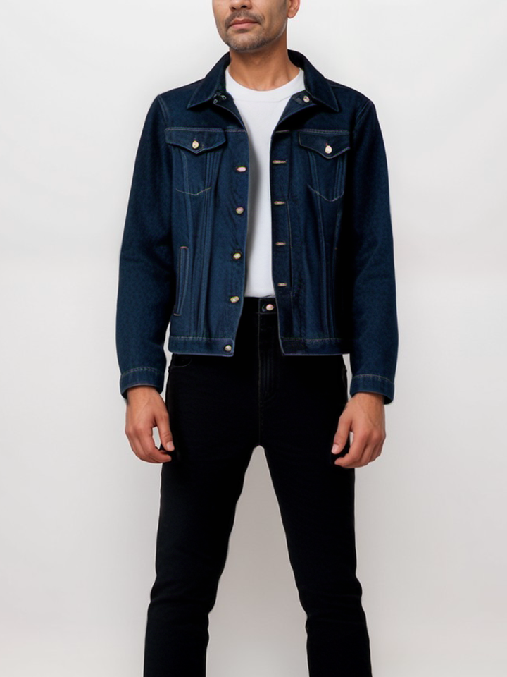 Recycelte Denim-Jacke