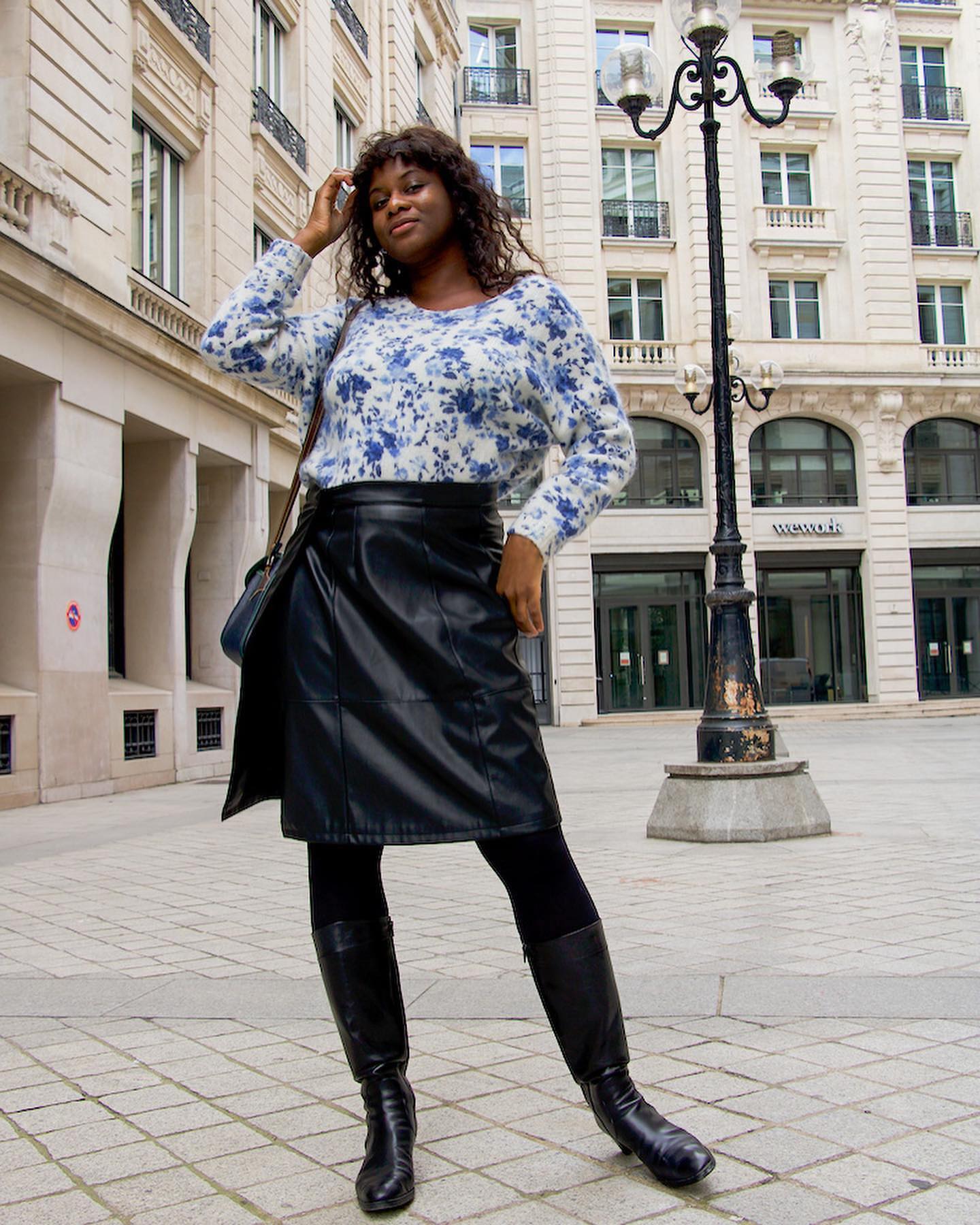 Veganer Leder-Wickel-Sarong-Rock