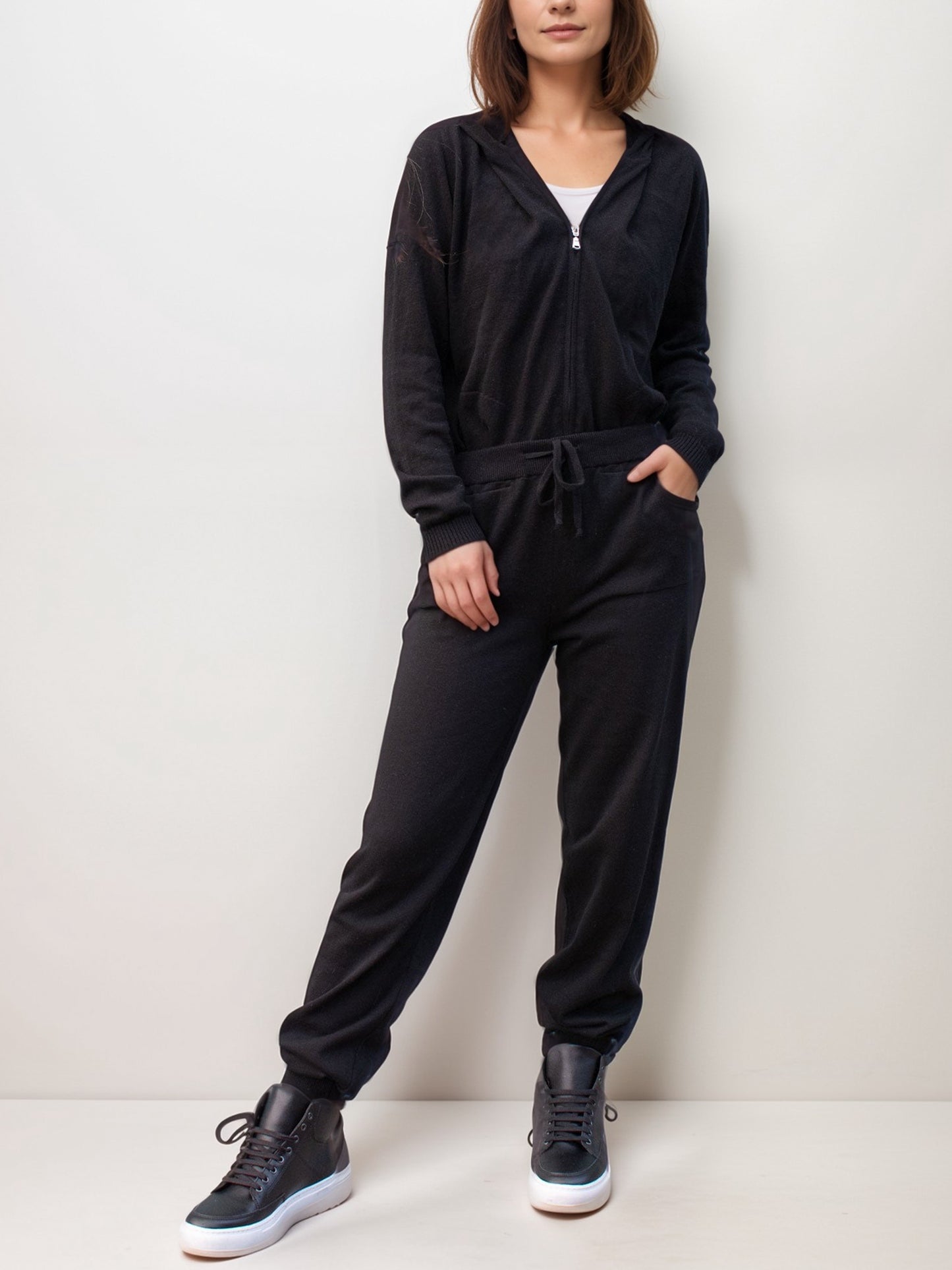 Recycelter Strick-Trainingsanzug Bottoms