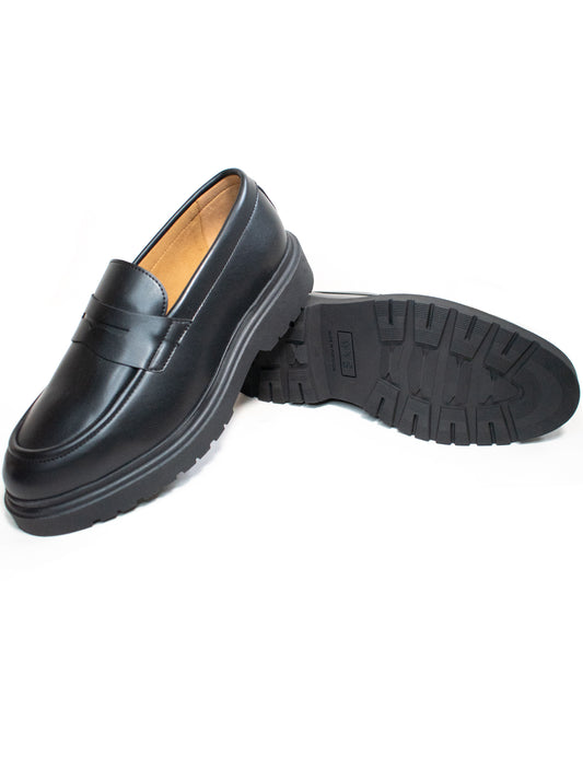 Loafers mit klobiger Sohle | Vegane Slipper