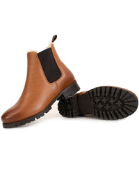 Vegan Women's Luxe Insulated Deep Tread Chelsea Boots | Will's Vegan Store