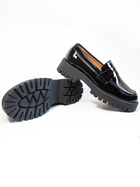 Gleissohle Penny Loafers | Vegane Damenschuh