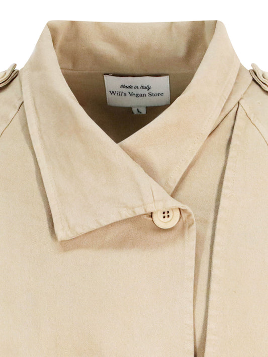 Baumwoll-Gaberdine Trenchcoat | 