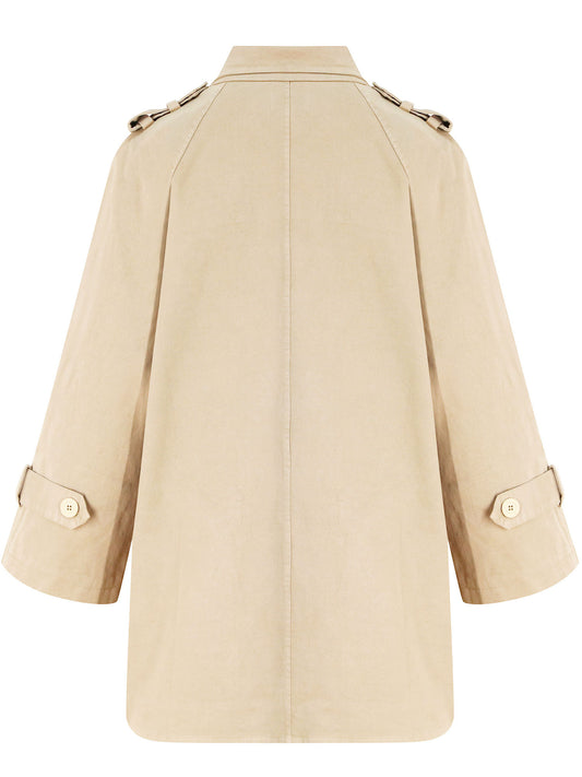 Baumwoll-Gaberdine Trenchcoat | 