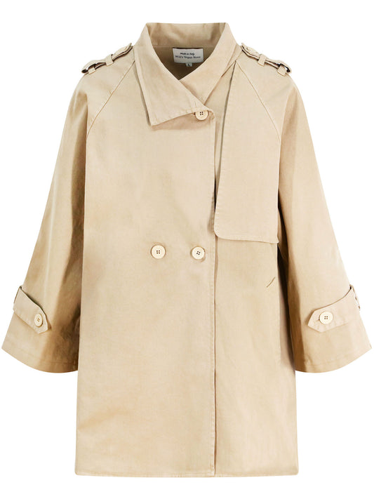 Baumwoll-Gaberdine Trenchcoat | 