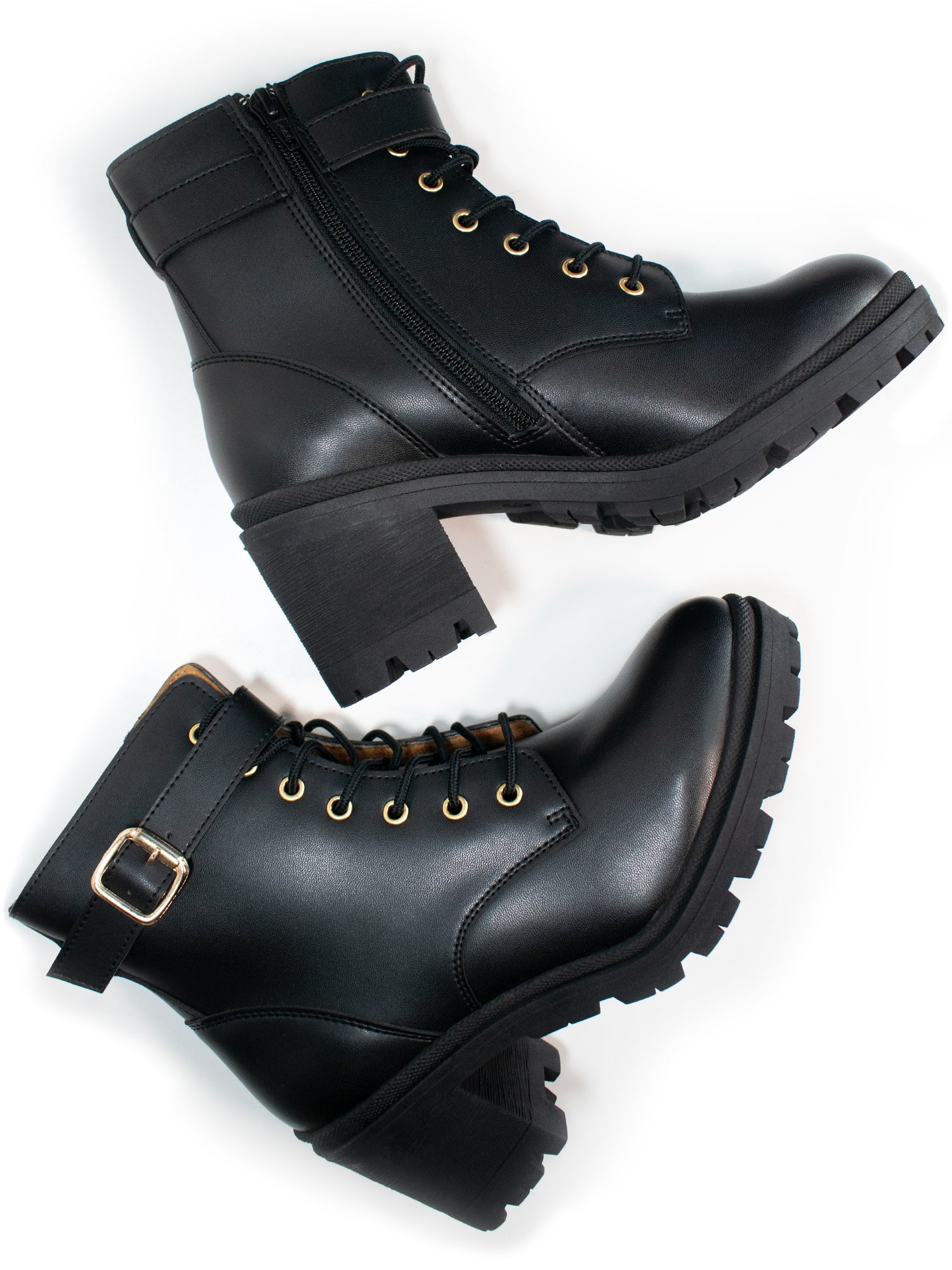 Schnürstiefel mit Gleissohle