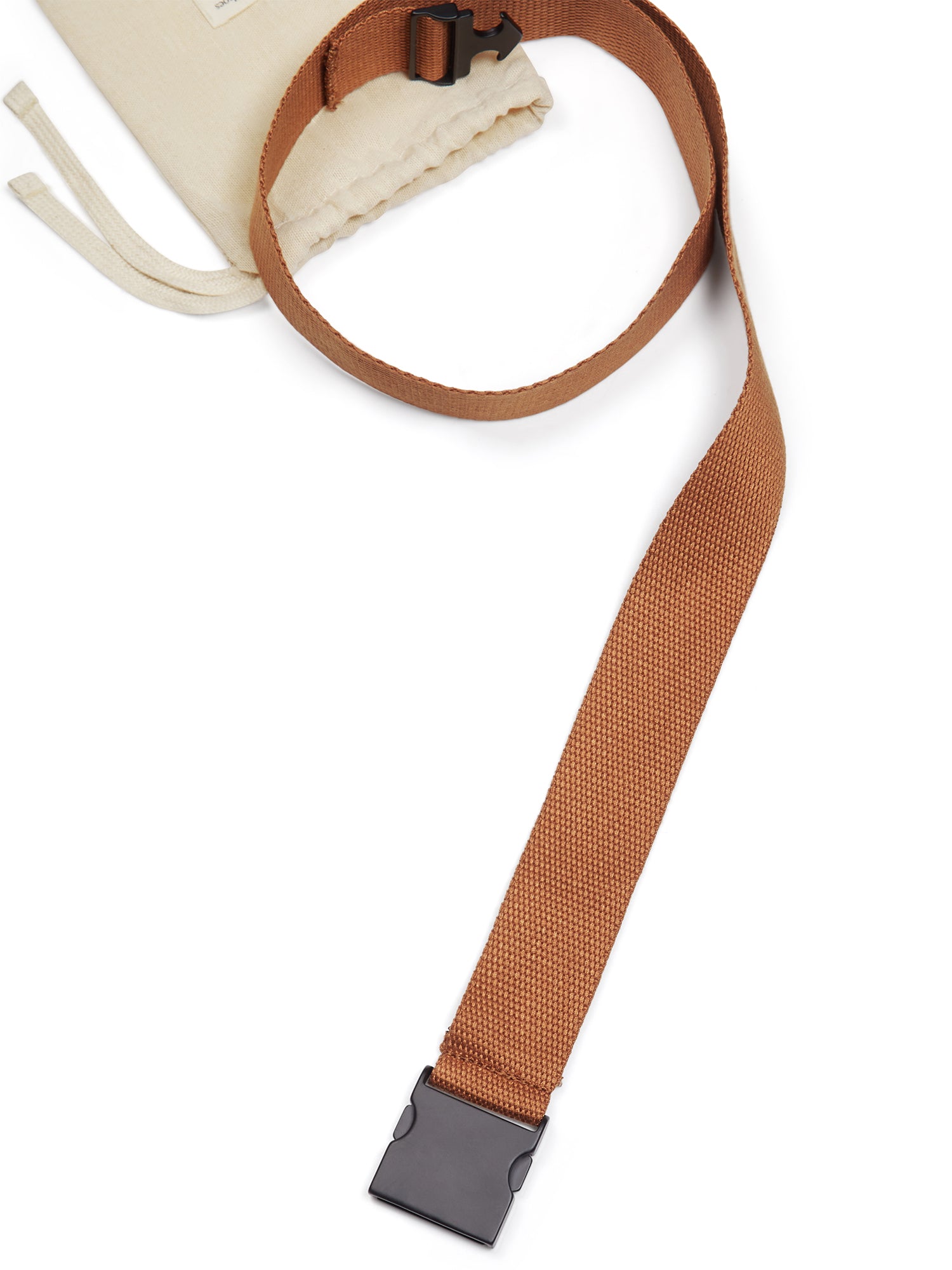 4cm Tencel™ & Metall-Clip-Gürtel