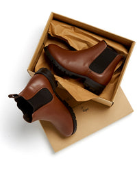 Luxe Chelsea-Stiefel mit tiefem Profil