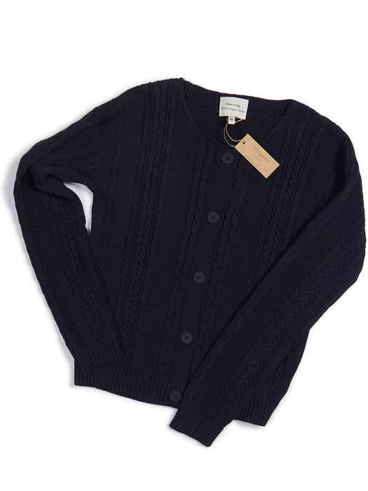 Strickjacke mit Knopfleiste | Vegane Strickwaren
