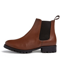 Luxe Chelsea-Stiefel mit tiefem Profil