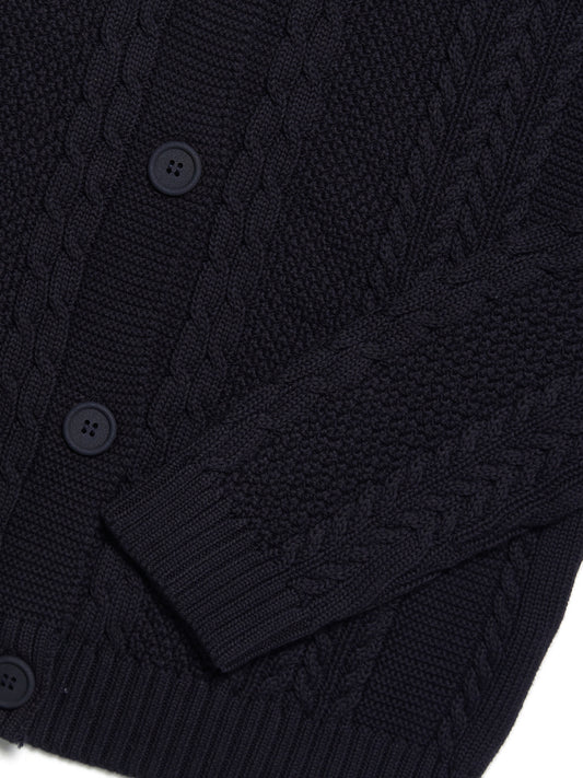 Strickjacke mit Knopfleiste | Vegane Strickwaren