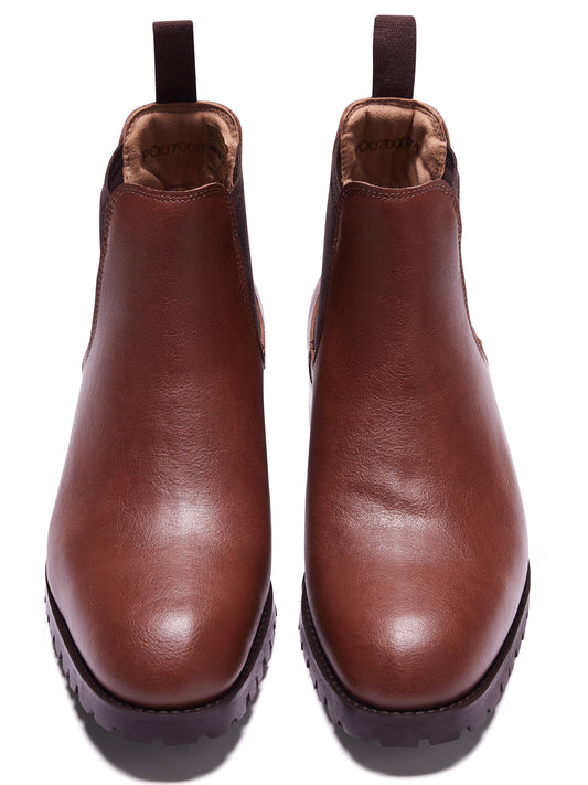 Isolierte, wasserdichte Chelsea-Stiefel | Vegane Winterstiefel
