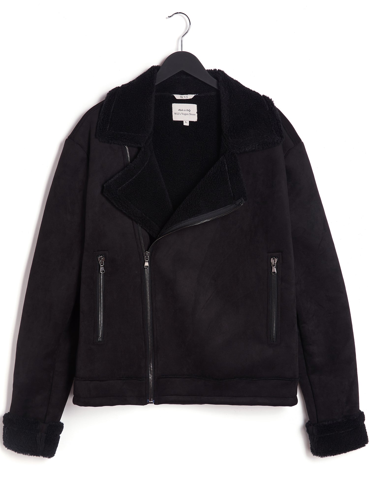 Recycelte Aviator aus veganem Shearling