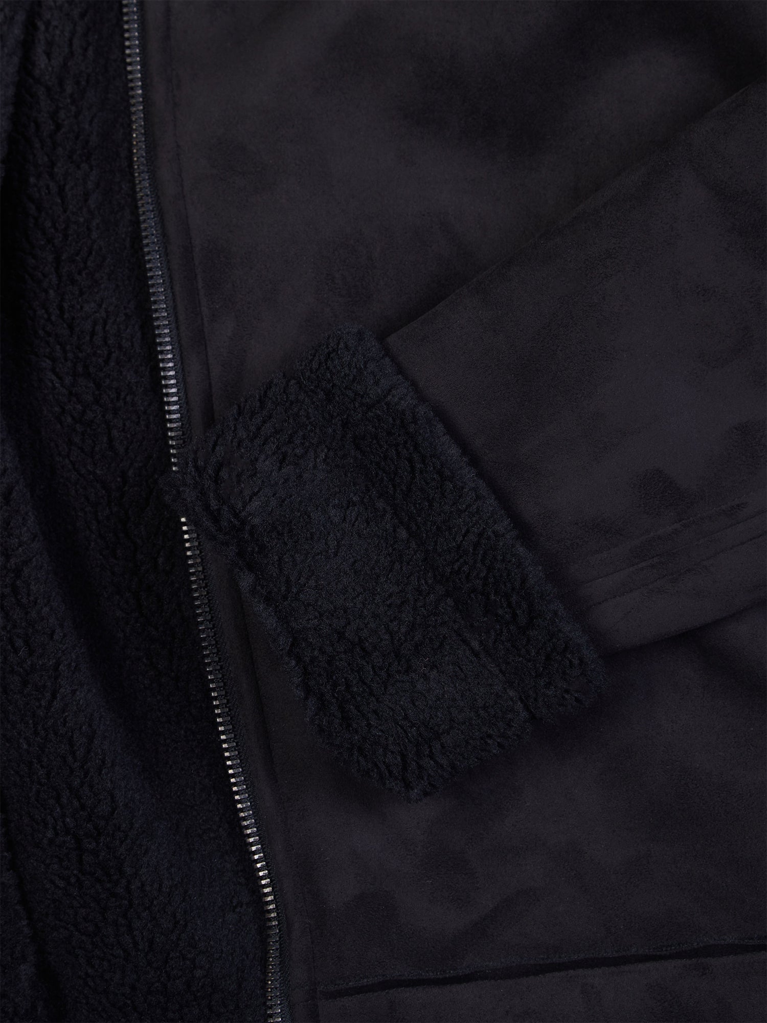 Recycelte Aviator aus veganem Shearling