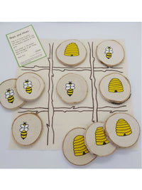 Green Earth Learning Bienen Und Bienenstöcke Tic Tac Toe