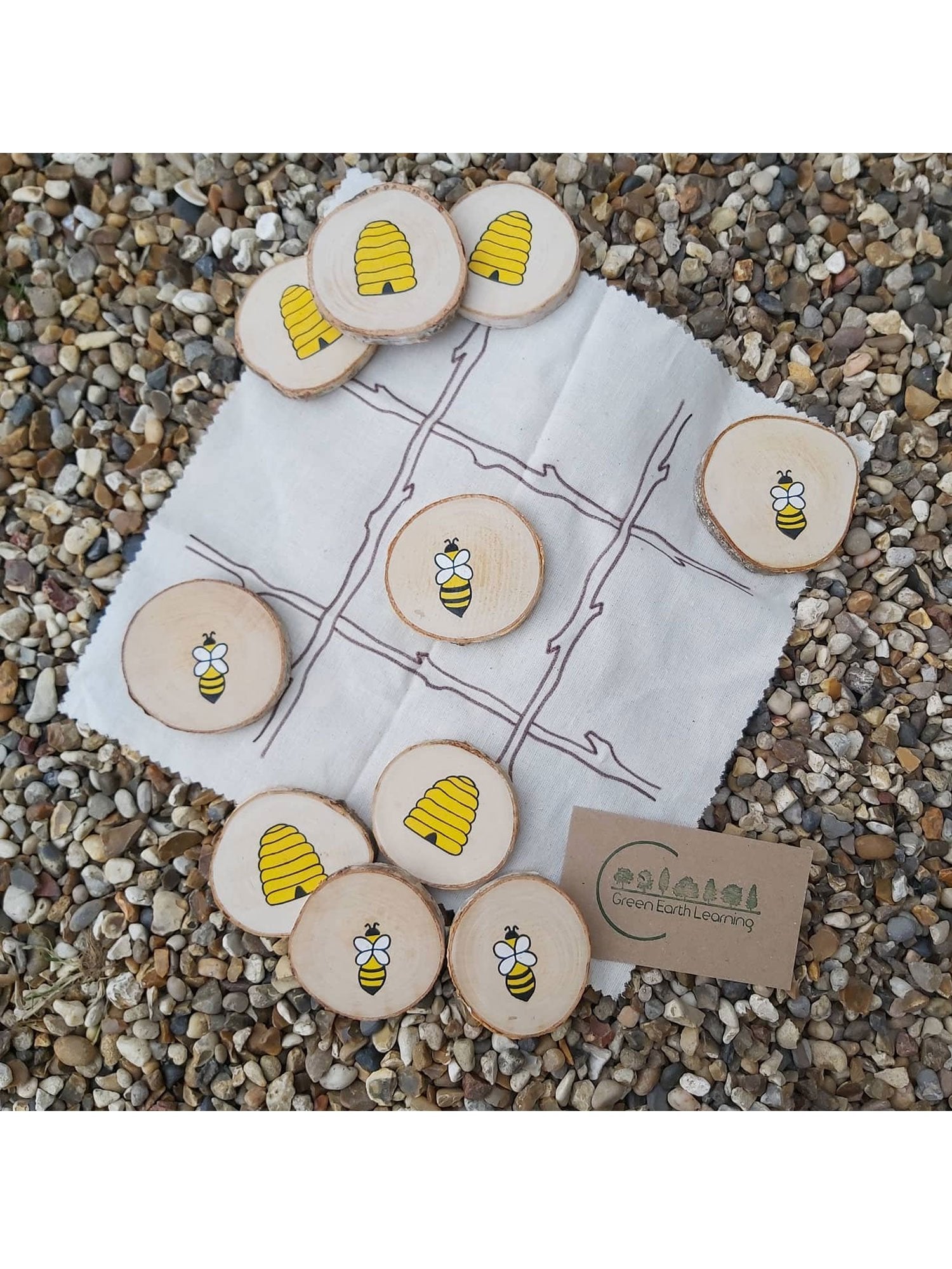 Green Earth Learning Bienen Und Bienenstöcke Tic Tac Toe