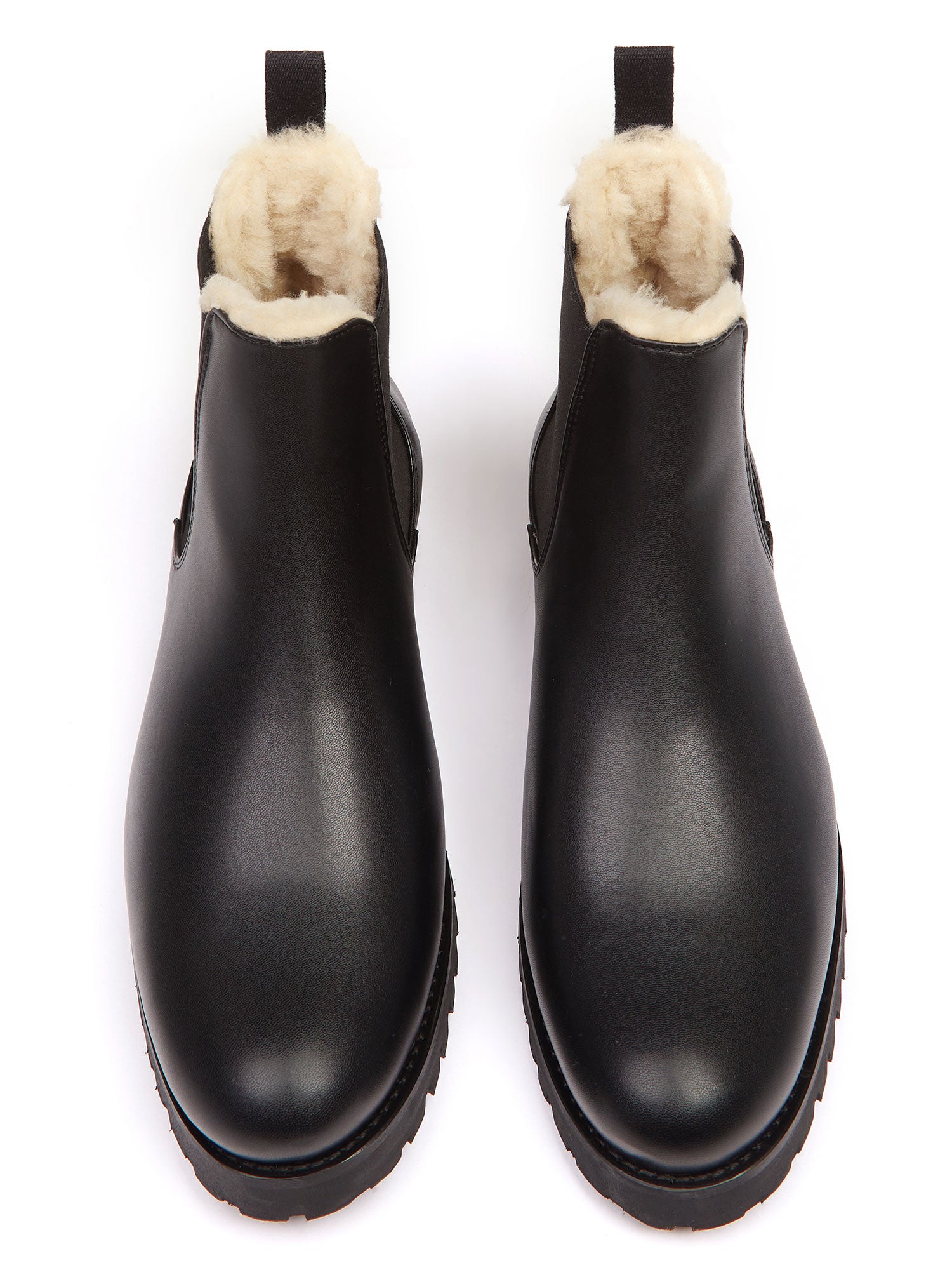Luxe isolierte Chelsea-Stiefel mit tiefem Profil